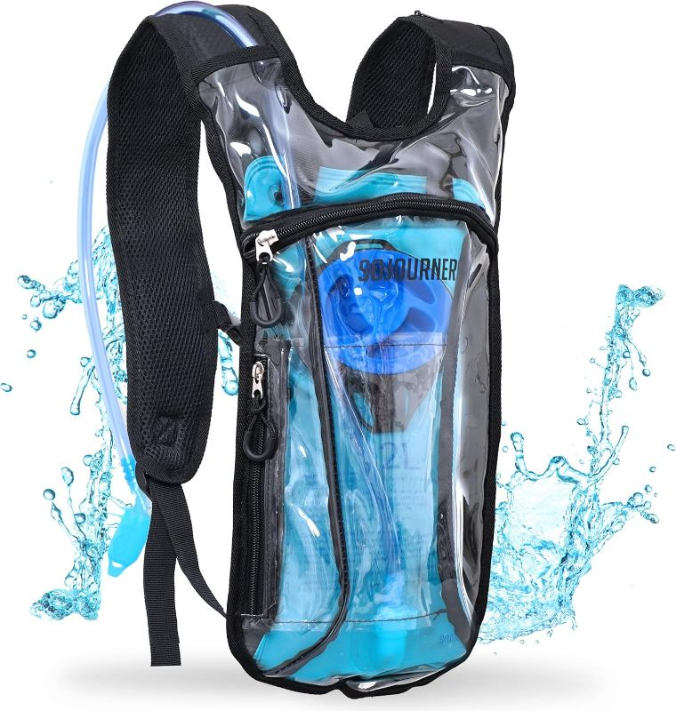 Photo 1 of Sojourner Rave Hydration Pack - Hydration Backpack - Hydropack with 2L Bladder - Water Backpack for Festivals, Hiking, Running, Biking and More