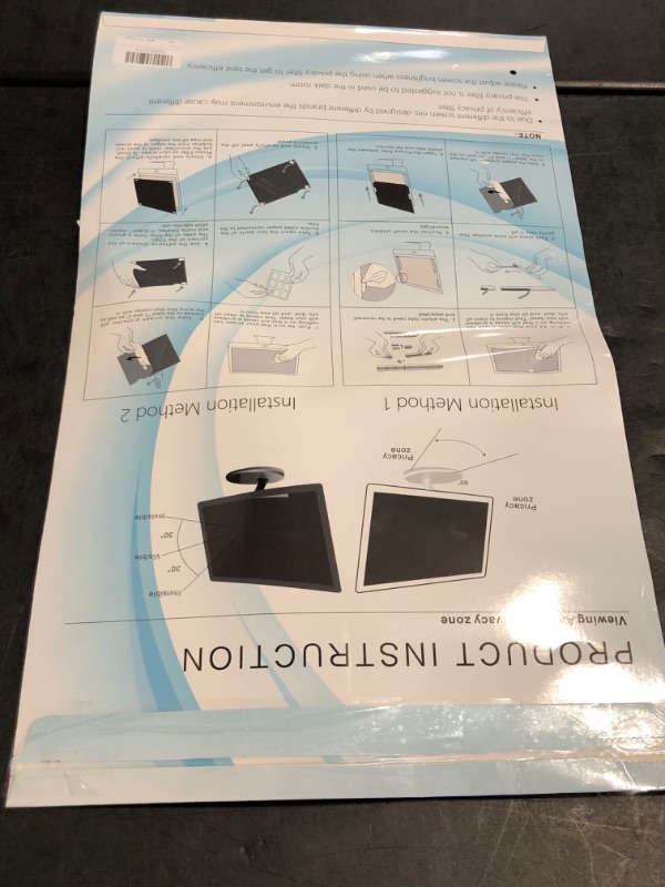 Photo 1 of 22 Inch Privacy Screen for Computer Monitor Blue Light Screen Protector Anti Glare Anti-Scratch Monitor Privacy Shield Screen 22 Inch 16:10 Aspect Ratio