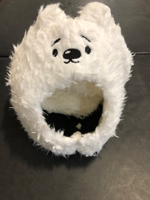 Photo 1 of Animal Design Pet Bed Cat Dog Bed for Indoor Cats Pet Tent Cave with Removable Cushion Plush Half-Enclosed Warm House for Cats Small Dogs Kitten Puppy Sleeping (Alpacas,Medium)