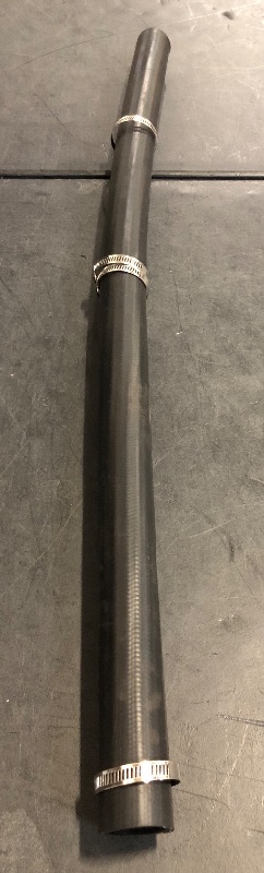 Photo 1 of 3' Gasoline Fuel Neck Hose with 4 Clamps, 1.375 in ID Reinforced Fuel Filler Hose