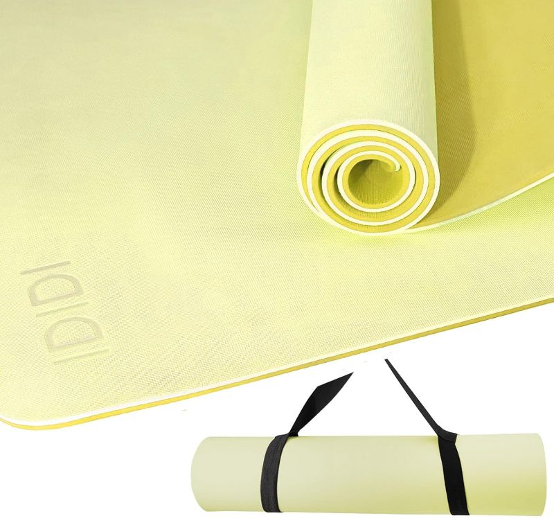 Photo 1 of Yoga Mat no strap,Non-Skid Workout Mat,8mm Thick Yoga Mat,POE Yoga Mats for Women Men Kids,Exercise Mat