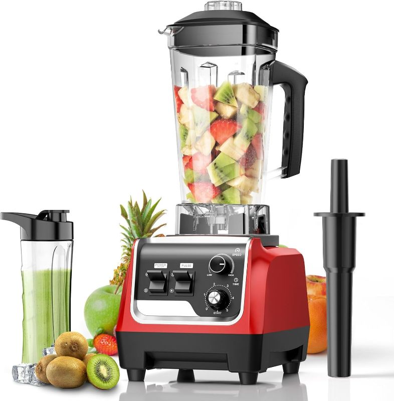 Photo 1 of Smoothie Blender, Powerful Blenders for Kitchen with 1800-Watt Motor, 70 Oz Large Capacity and BPA-Free Containers, Countertop Blender for Smoothies, Ice Crushing & Frozen Drinks, Red