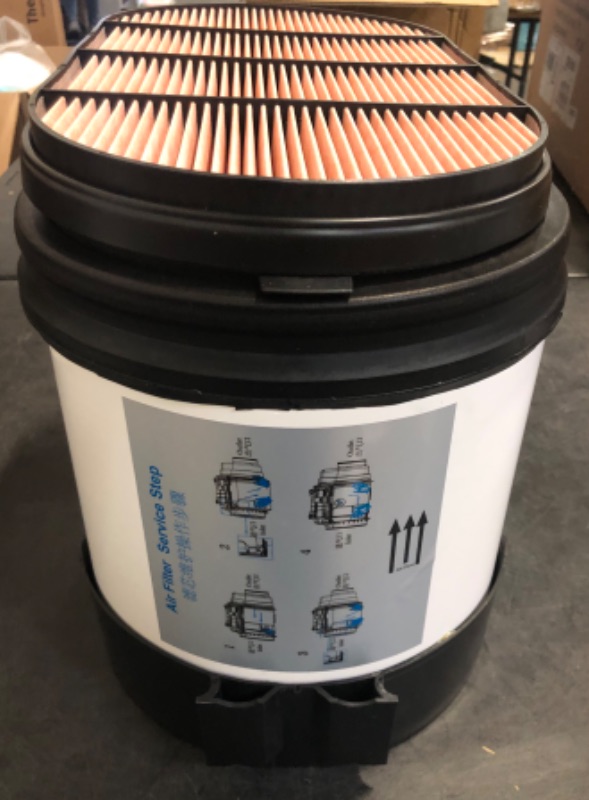 Photo 1 of Engine Air Filter Kit Fit Compatible with Kenworth T660 T680 T400 T800 | Replaces LAF6116 WIX 49456 AF1692