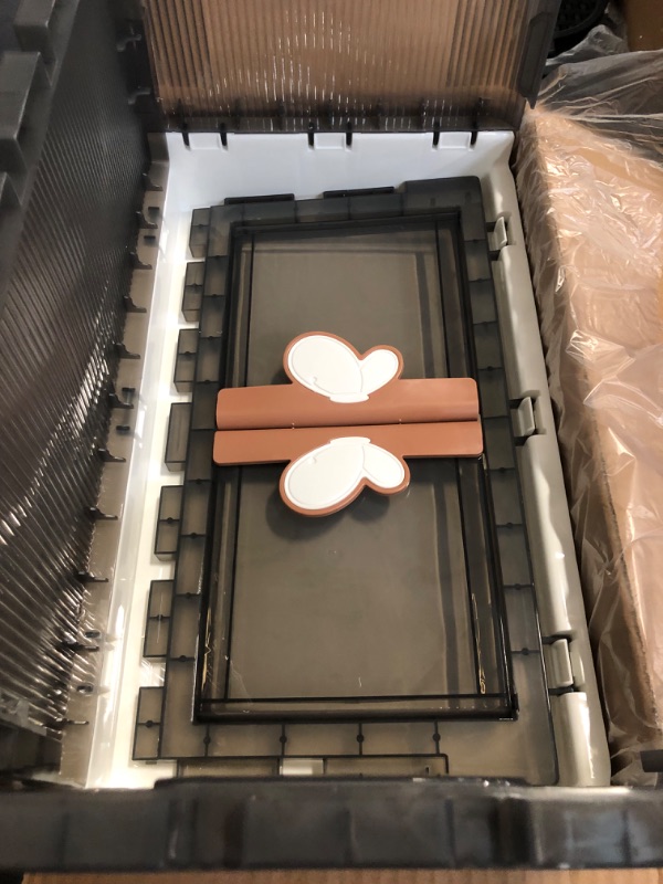 Photo 1 of Storage Bins with Lids 3 Pack - Collapsible Plastic Storage