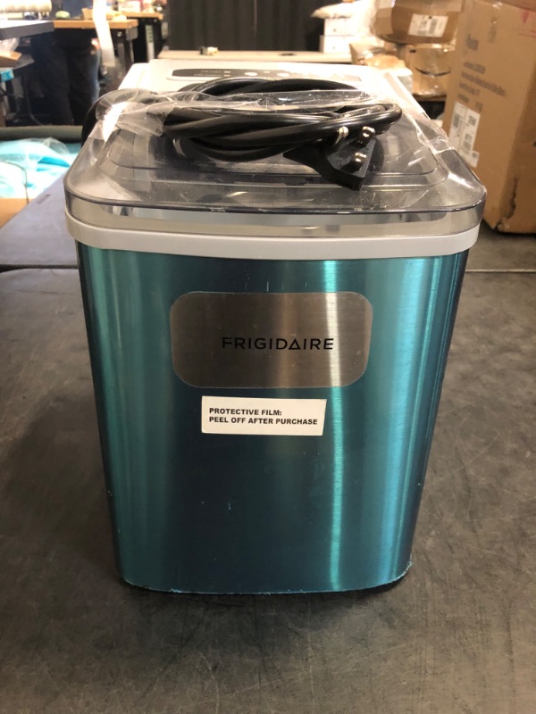Photo 1 of Frigidaire 26 Lbs per Day Portable Compact Maker, Ice Making Machine, Stainless
