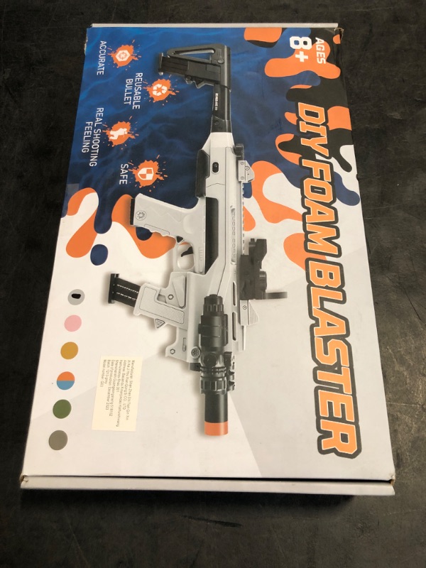 Photo 1 of Soft  Toy  Blaster, Realistic Toy Dart Hand Gun Soft Bullet Pistol Foam Shell ejecting Blasters, with 2 Clips & 80 Foam Bullets, Gifts for Boys Girls Adults Age 8+