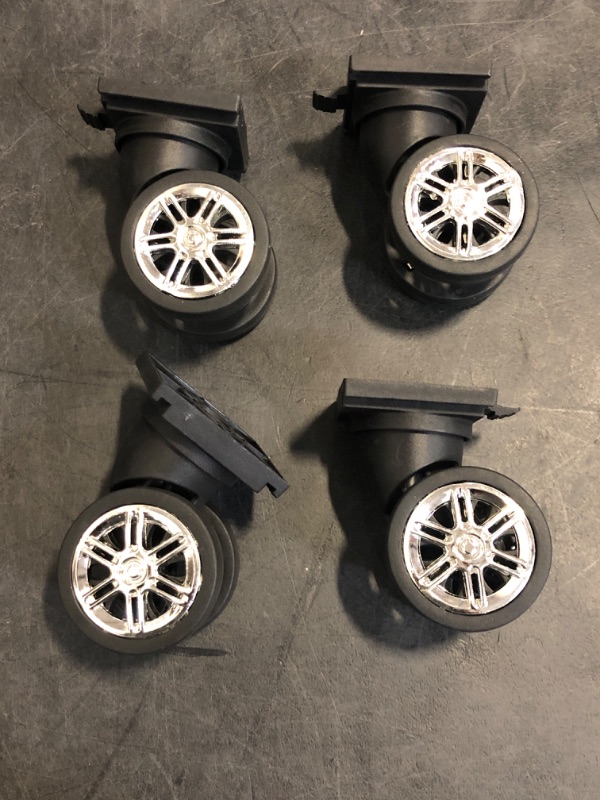 Photo 1 of 4Pcs Suitcase Replacement Wheels Universal Replacement Luggage Suitcase Wheels Repair Parts for Travel Box Suitcase
