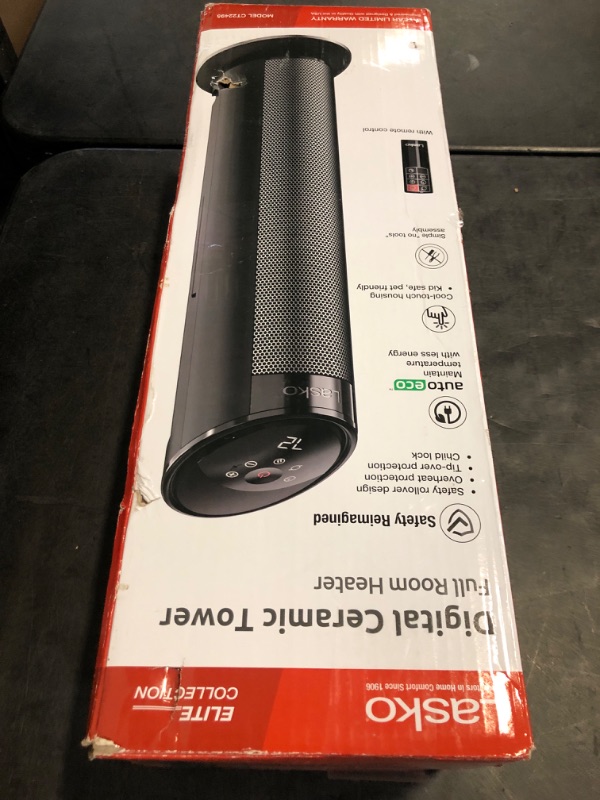 Photo 1 of Lasko 22" Ceramic Tower Heater with Remote Control