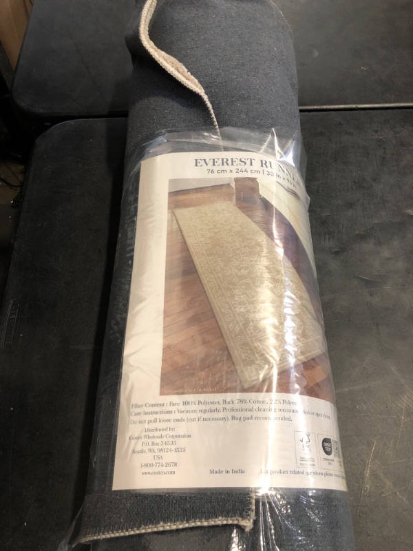 Photo 1 of SAFAVIEH Paradise Collection Runner Rug - Stone, Oriental Viscose Design, Ideal for High Traffic Areas in Living Room, Bedroom (PAR393-5740)