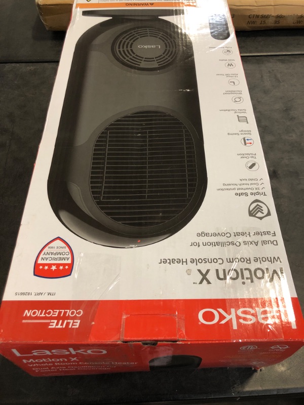 Photo 1 of Missing Remote LASKO 27" Motion X Console Space Heater with Remote Control , BLACK