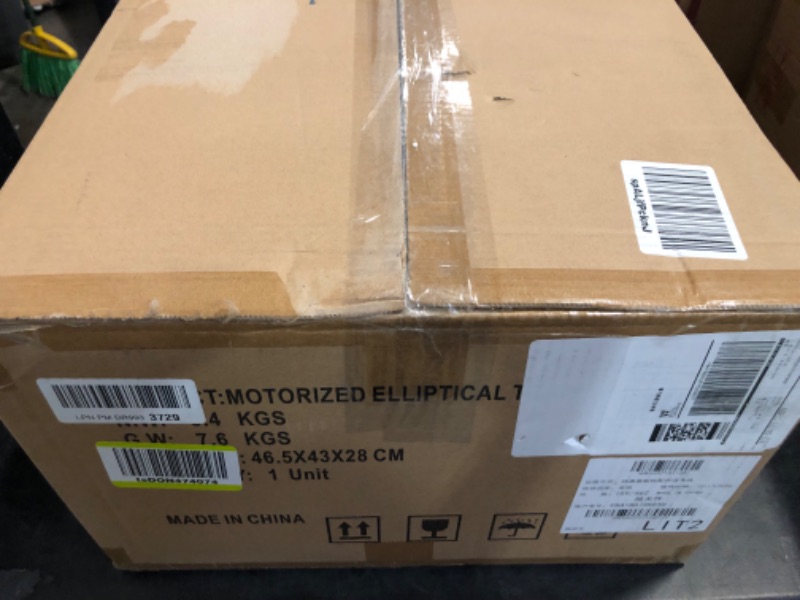 Photo 1 of Under Desk Elliptical Machine, Ellipse Leg Exerciser with 15 Adjustable Speed, Quiet & Portable Seated Pedal Exerciser, Ideal for Seniors & Sedentary Office Workers
