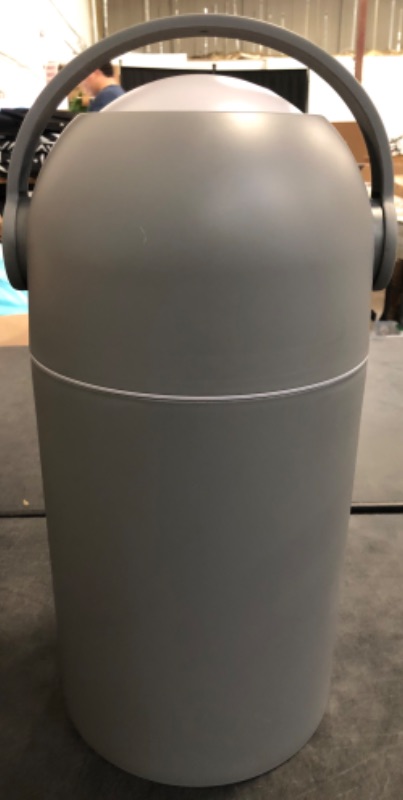 Photo 1 of Magic Diaper Pail - Patented 100% Odor-Free System with Child-Safe Lock - Award-Winning Design - No Refills Required - Works with Regular Trash Bags - Grey