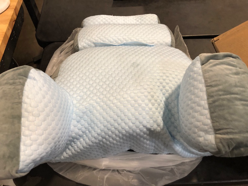 Photo 1 of *Doesnt Include "SunShine"* The Adjustable Large Back Pillow for Bed Sitting Up-Ergonomic Back, Neck, and Lumbar Support Pillow-Reading Pillow-Bed Pillow for Sitting Up - Perfect for Elderly, Pregnant Women, and Kids.