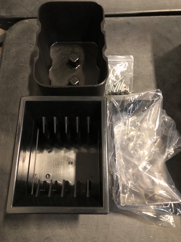 Photo 1 of MOOSUN 31515 Denim Black Deluxe Locking Center Console for Jeep CJ-5 1976-1983, CJ-7 1976-1986, Wrangler YJ 1987-1995