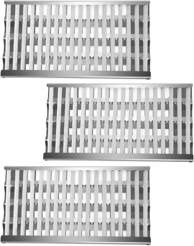 Photo 1 of Grill Replacement Parts, Stainless Steel Heat Plate Shield Deflector, DCS Radiant Tray Ceramic Rod Complete Burner Cover for Select BGB48-BQAR?BGA48-BQRN?DCS36E-BQARN?BG27-BQL?BGB36-BQAR?DCS48DS-BQRN