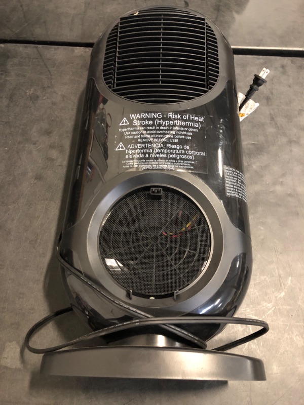 Photo 1 of Missing Remote/Front Fan Cover** LASKO 27" Motion X Console Space Heater with Remote Control , BLACK