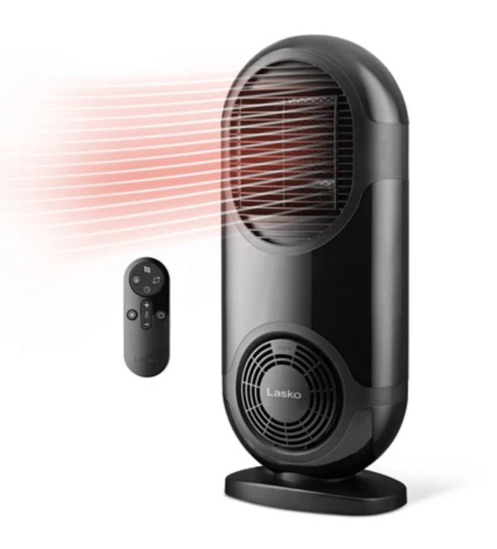Photo 1 of LASKO 27" Motion X Console Space Heater with Remote Control , BLACK