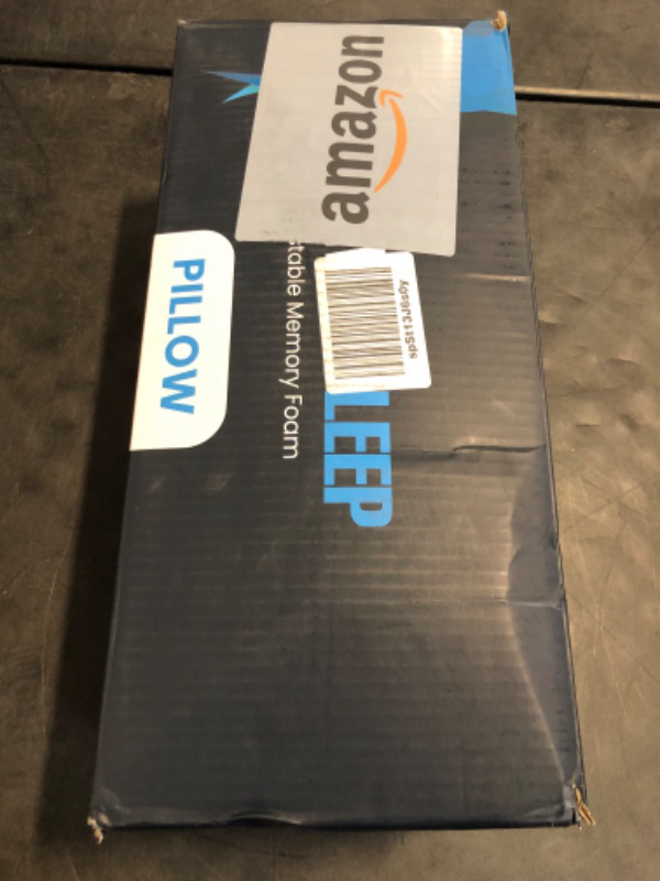 Photo 1 of Sidney Sleep Pillow for Side and Back Sleepers - Comfort for Neck and Shoulder Pain - Adjustable and Customizable Shredded Memory Foam Filling - Queen Size - Additional Foam Fill Included