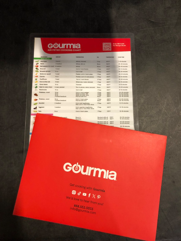 Photo 1 of *Missing Handle** Gourmiaa 8-Quart Digital Air Fryer with Window & Light