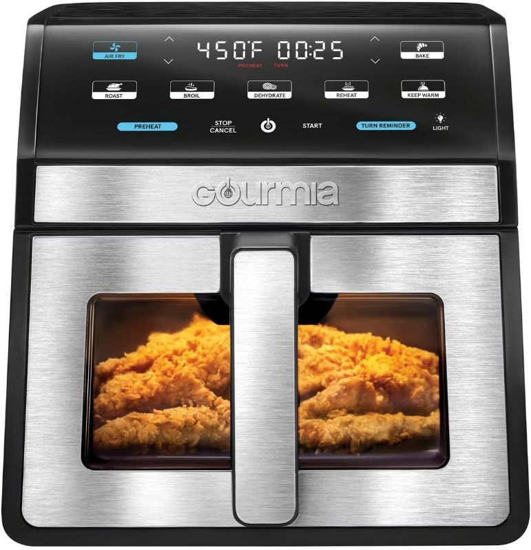 Photo 1 of *Missing Handle** Gourmiaa 8-Quart Digital Air Fryer with Window & Light