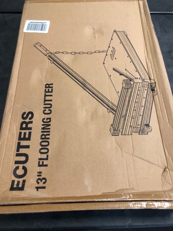 Photo 1 of Heavy Duty Laminate Floor Cutter, ECUTERS 13“ Vinyl Floor Cutter with Wheels, Vinyl Plank Cutter Tile Angle Length Cutting 16mm Thick Flooring Tools - Engineer Wood Parquet LVP LVT VCT SPC WPC