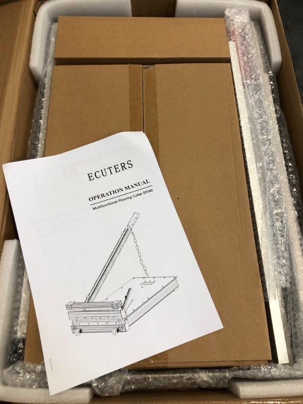 Photo 1 of Heavy Duty Laminate Floor Cutter, ECUTERS 13“ Vinyl Floor Cutter with Wheels, Vinyl Plank Cutter Tile Angle Length Cutting 16mm Thick Flooring Tools - Engineer Wood Parquet LVP LVT VCT SPC WPC