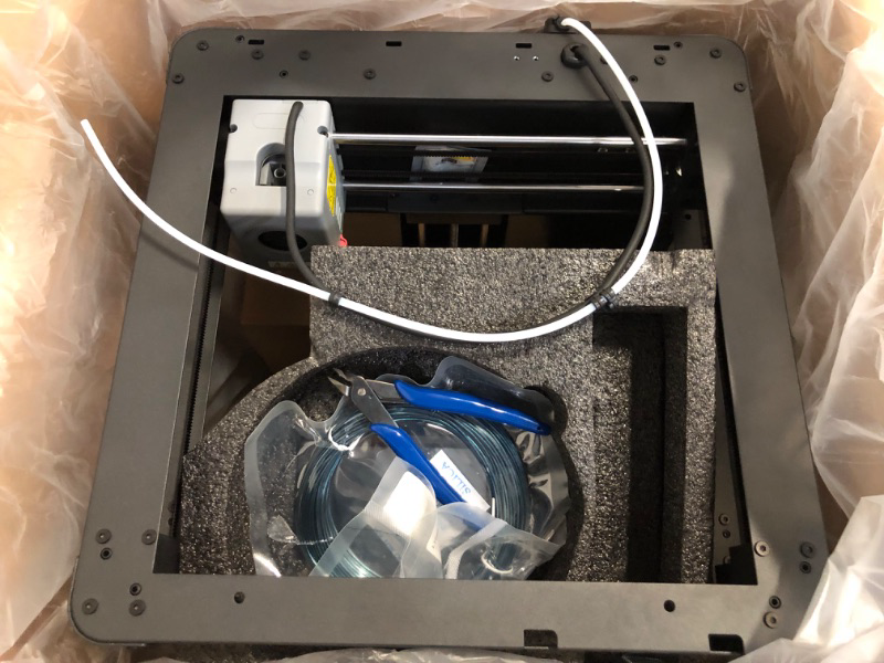 Photo 1 of FLASHFORGE Adventurer 5M 3D Printer with Fully Auto Leveling, Max 600mm/s High Speed Printing, 280°C Direct Extruder with 3S Detachable Nozzle, Core XY All Metal Structure, Print Size 220x220x220mm