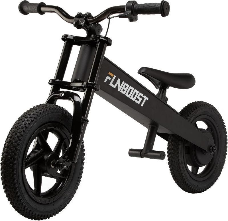 Photo 1 of K2 Electric Balance Bike for Kids, 12 inch Pneumatic Tire Kids Electric Bike, 150W Peak Motor 24V/2AH Battery, Range 6 Miles, Suspension Fork, Adjustable Seat, Electric Motorcycle for Kids Ages 3-8