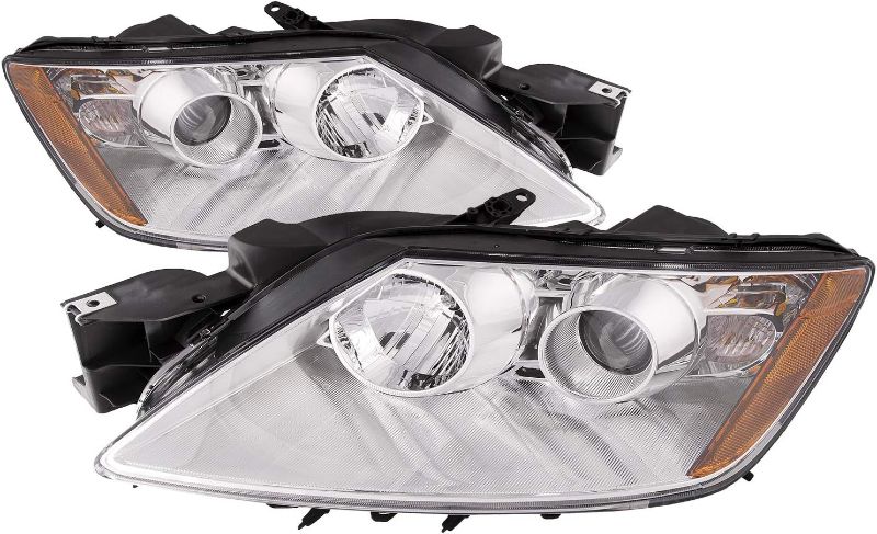 Photo 1 of PERDE Projector Headlights Compatible with Mazda CX-7 2007-2011 Chrome Housing Halogen Passengers Side ONLY