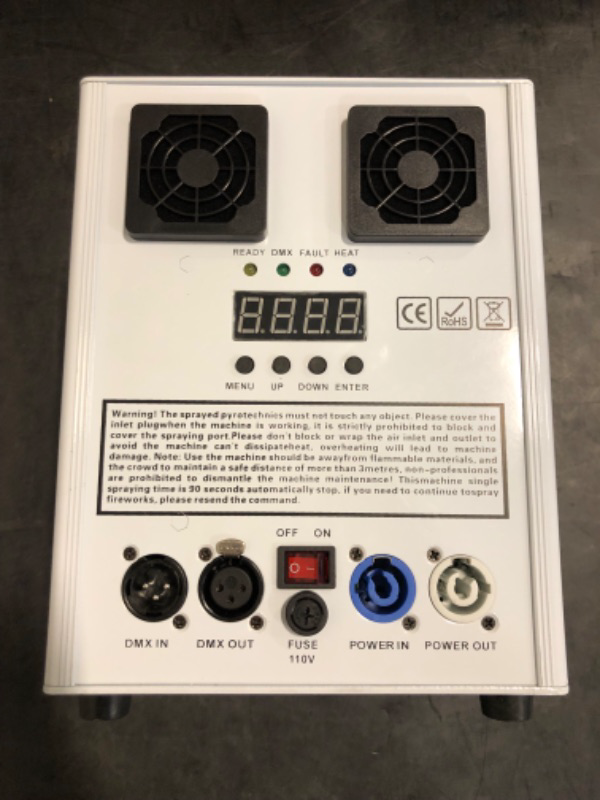Photo 1 of Electronic LCD Display 700W Machine Stage Lights with DMX512 Remote Control Stage Equipment Machine for Wedding Party Outdoor Event Church DJ Show Gathering Performance