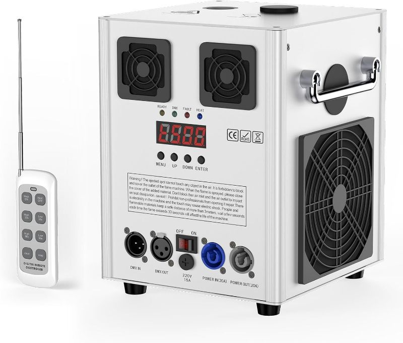 Photo 1 of Electronic LCD Display 700W Machine Stage Lights with DMX512 Remote Control Stage Equipment Machine for Wedding Party Outdoor Event Church DJ Show Gathering Performance
