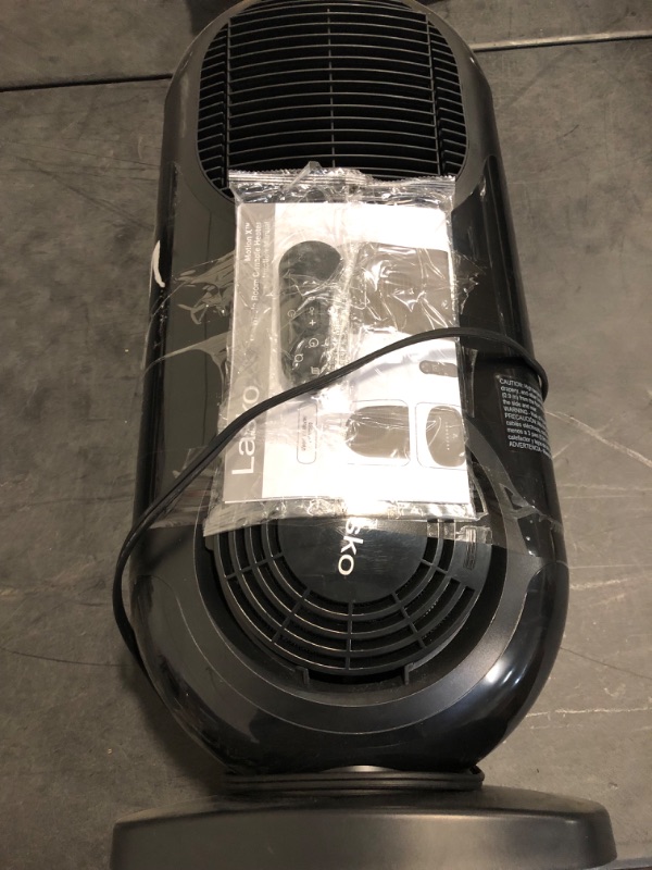 Photo 1 of LASKO 27" Motion X Console Space Heater with Remote Control , BLACK