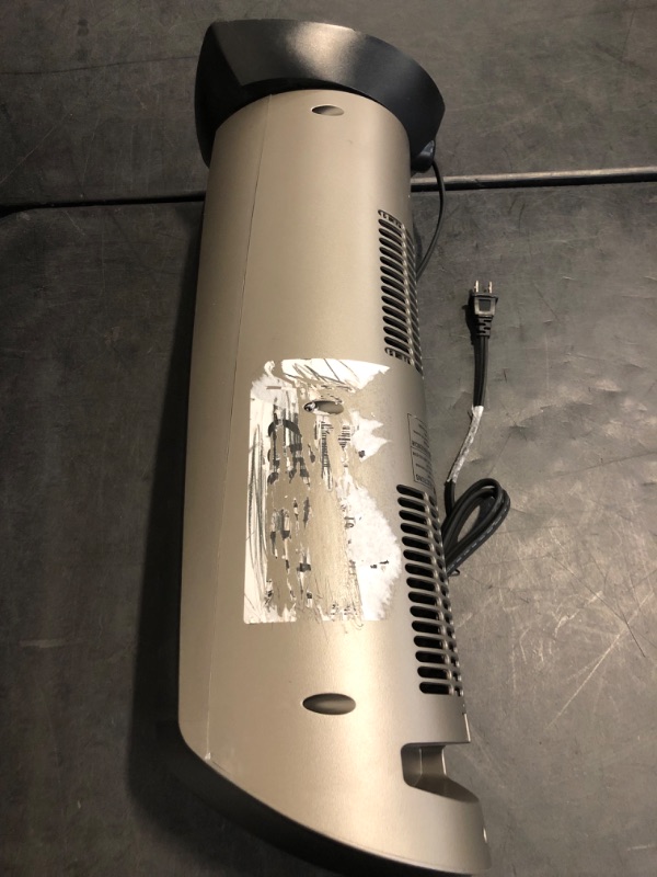 Photo 1 of Missing Remote and has Minor Sticker Damage** Lasko Oscillating Ceramic Tower Space Heater for Home with Adjustable Thermostat, Timer and Remote Control, 22.5 Inches, 1500W, 751320