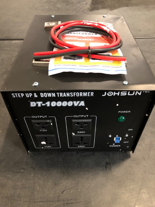 Photo 1 of ST-10000 Heavy Duty Voltage Transformer Voltage Converter 110V to 220V Step Up/Down Transformer Voltage Converter 