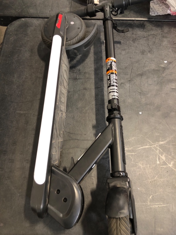 Photo 1 of Jetson Omega Electric Scooter, Up To 10 MPH, Range Up To 5 Miles, 150-Watt Motor, Foldable, 3 Speed Mode, Light-Up Deck, Ages 8+, Black, JOMEGA-BLK