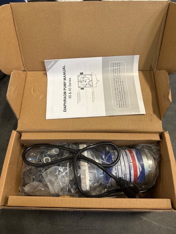 Photo 1 of 4008-171-A65/E65 Water Pump, 115V 3.0GPM with Strainer, Portable Electric Utility Water Pump 55PSI/3.7Bar, 3GPM/11.3LPM,Water Pump for RV Marine Boat