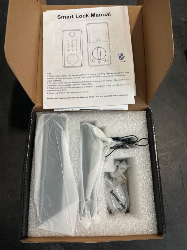 Photo 1 of Keyless Entry Fingerprint Door Lock - Smart Deadbolt Lock for Front Door with Keypad - Electronic Lock with APP - Biometric Digital Lock with Code - Auto Lock