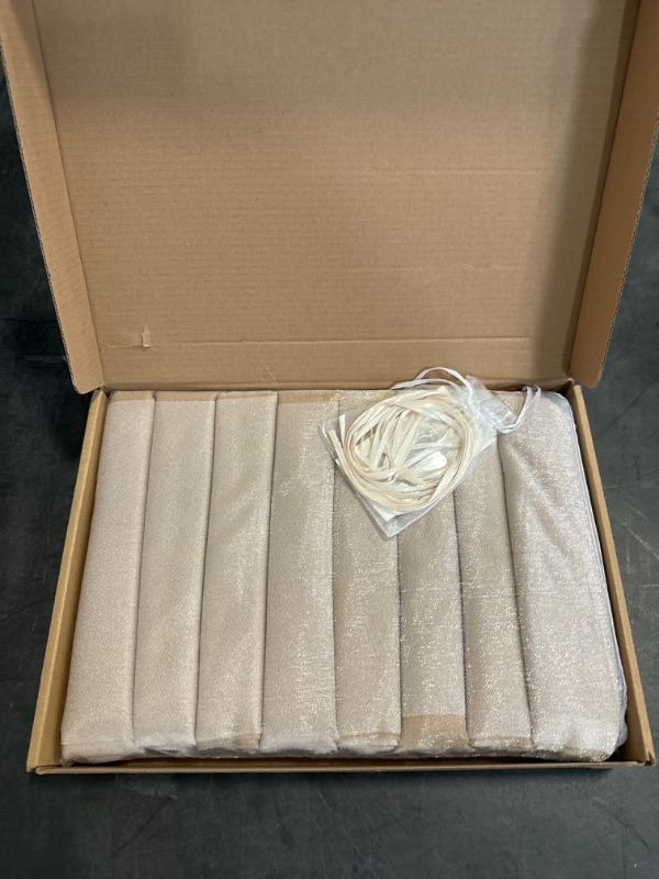 Photo 1 of Ling's Moment Wedding Chiffon Chair Sashes Cover Aisle Decorations Draping Fabric Wrinkle-Free with Tie 16 Pcs for Party Ceremony Reception Floral Arrangement Banquet Outdoor Decor