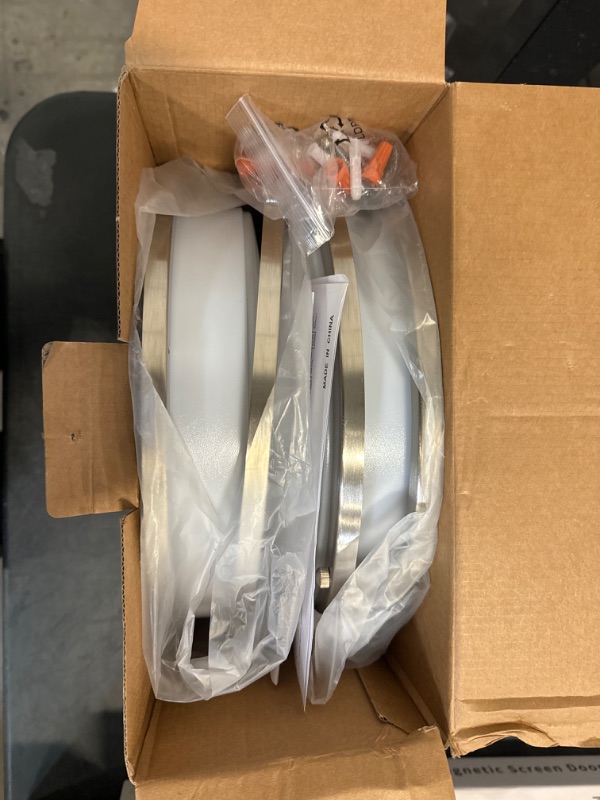 Photo 1 of 2-Pack 36W LED Ceiling Light Fixture (450W Equiv), 12IN Modern Flush Mount Ceiling Lights, Dimmable Ceiling Lamps Super Bright 3200LM, 3000K/4000K/5000K Adjustable for Bedroom Kitchen Bathroom Hallway