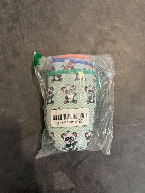 Photo 1 of Kanudle Glass Baby Bottle Sleeve Covers for 8 oz Philips Avent | Adjustable Sleeves | Heat and Cold Retention | Neoprene - Panda, Koala, Monkey | Non Slip Grip | Set of 3 (Panda, Koala, Monkey)