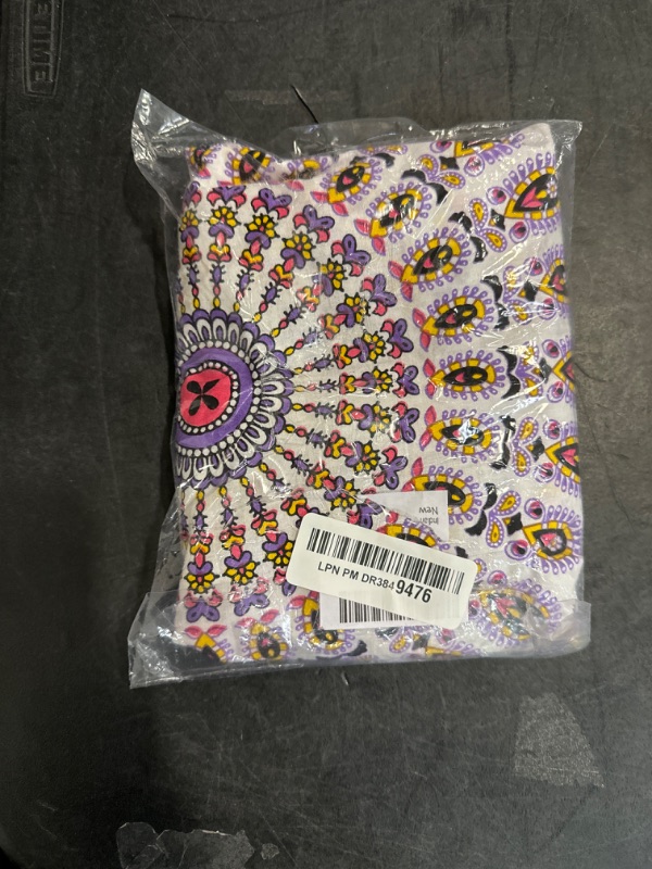 Photo 1 of Indian Consigners Floor Cushion Covers 22" Round Mandala Ombre Zipped Ottoman Cover