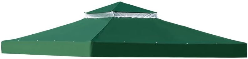 Photo 1 of ShowyLive 10x10 Canopy Replacement Top - Gazebo Replacement Canopy, Replacement Canopy Top 10x10 Green
