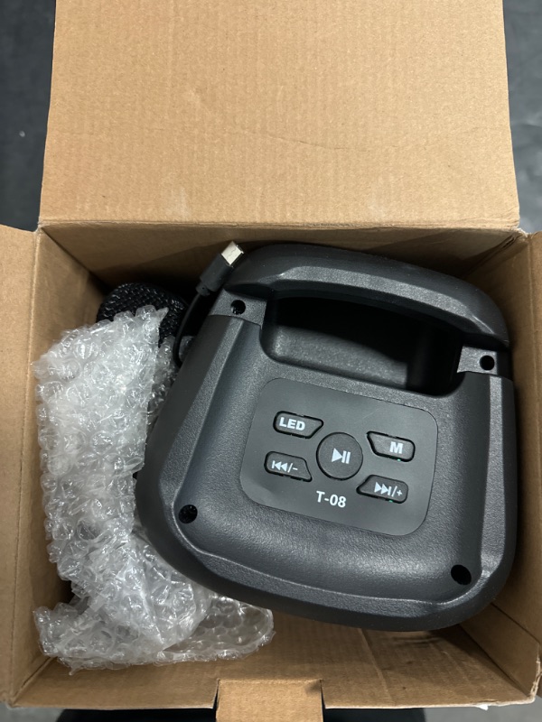 Photo 1 of Karaoke Machine, Portable Bluetooth Speaker, PA Speaker with 2 Wireless Karaoke Microphones, Karaoke Machine for Adults Kids with Upgraded Subwoofer, Support TWS/TF/USB/AUX for Home Party Outdoor