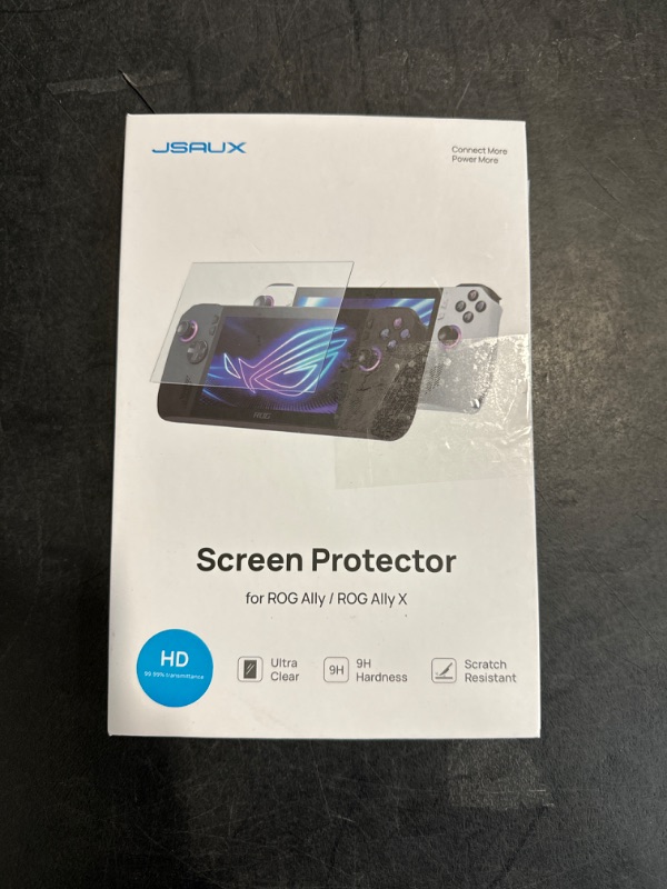Photo 1 of JSAUX ROG Ally Screen Protector 2-Pack, Ultra HD Glass Protector 9H Hardness Tempered Glass Protector with Guiding Frame, 7 inch Anti-Scratch Screen Protector for ASUS ROG Ally/ASUS ROG Ally X 2024