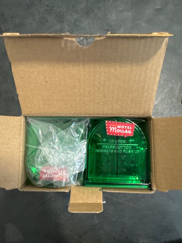 Photo 1 of Motel Mouse Humane No Kill Live Catch and Release Mouse Traps, Reusable with Cleaning Brush - 2 Pack