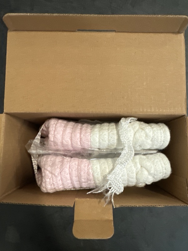 Photo 1 of ABenkle Diaper Caddy Organizer - Cotton Rope Nursery Storage Basket for Baby Essentials, Boys & Girls Shower Gift, Changing Table Organizer, Pink