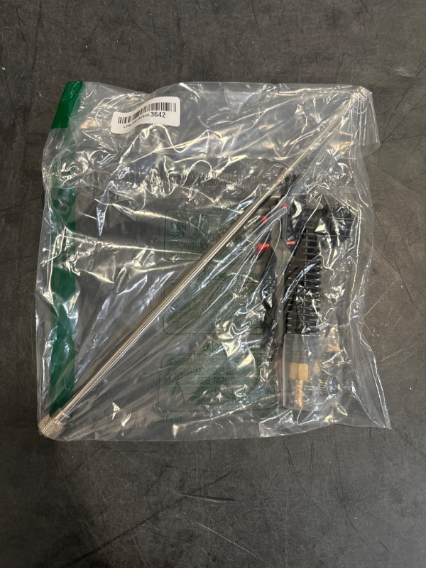 Photo 1 of 29 Inches Sprayer Wand,Adjustable Universal Sprayer Wand with 3/8" Brass Barb, Stainless Steel Replacement Sprayer Wand with Shut off Valve (3/8" Barb Sprayer Wand)