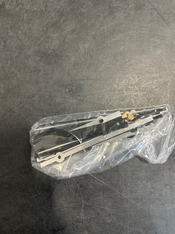 Photo 1 of PATIKIL Replacement Clock Hands Kit, 10 Set Replacement Clock Hands Kits Clock Mechanism Movement Aluminum Wall Clock Hands Parts Replacement for Wall Clock Repair DIY, Black, A06