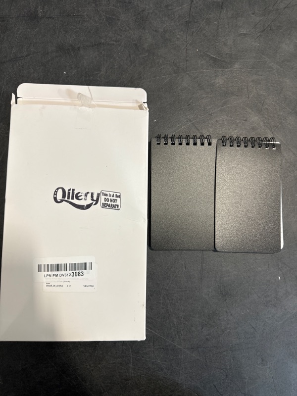 Photo 1 of Qilery 6 Pcs Waterproof Notebook Graph Paper 3" x 5" All Weather Pocket Notepads Police Notepad Spiral Notebook Steno Pads Memo Grid Lines Pads Journal for Office (Black)