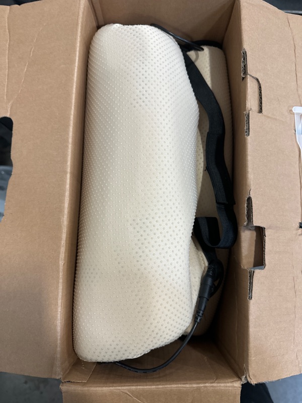 Photo 1 of COMFIER Massage Seat Cushion with Heat,10 Vibration Motors Seat Warmer, Back Massager for Chair, Massage Chair Pad for Back,Gifts for Him Her,Black